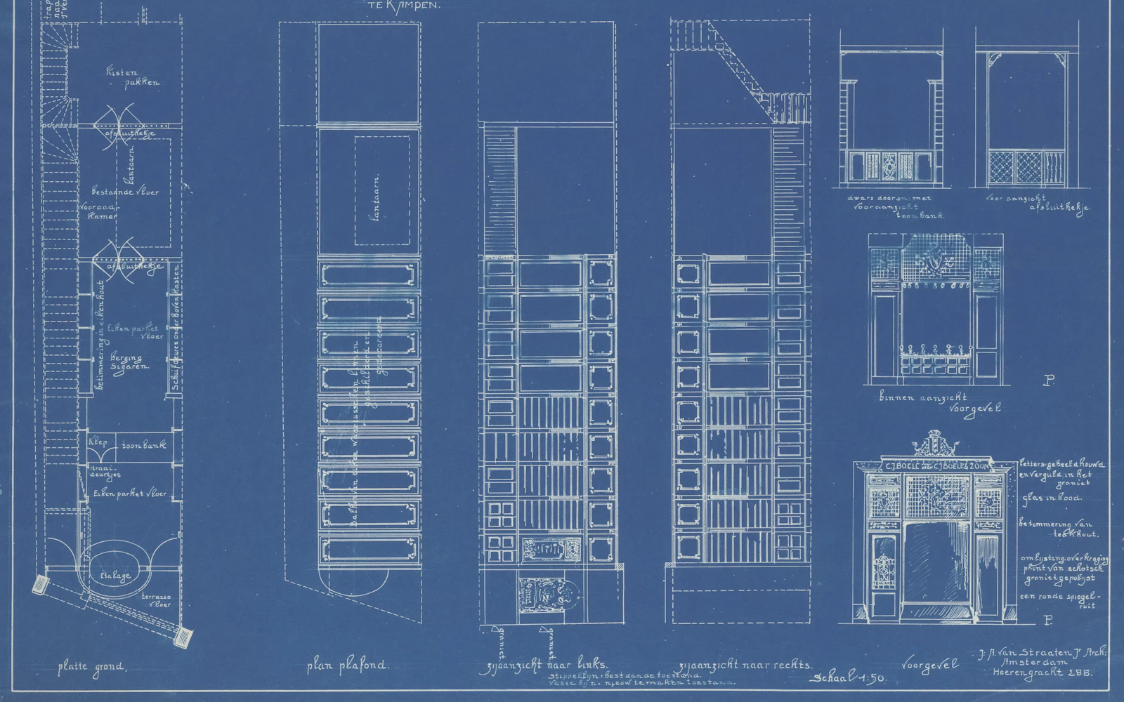 Blueprint of a building