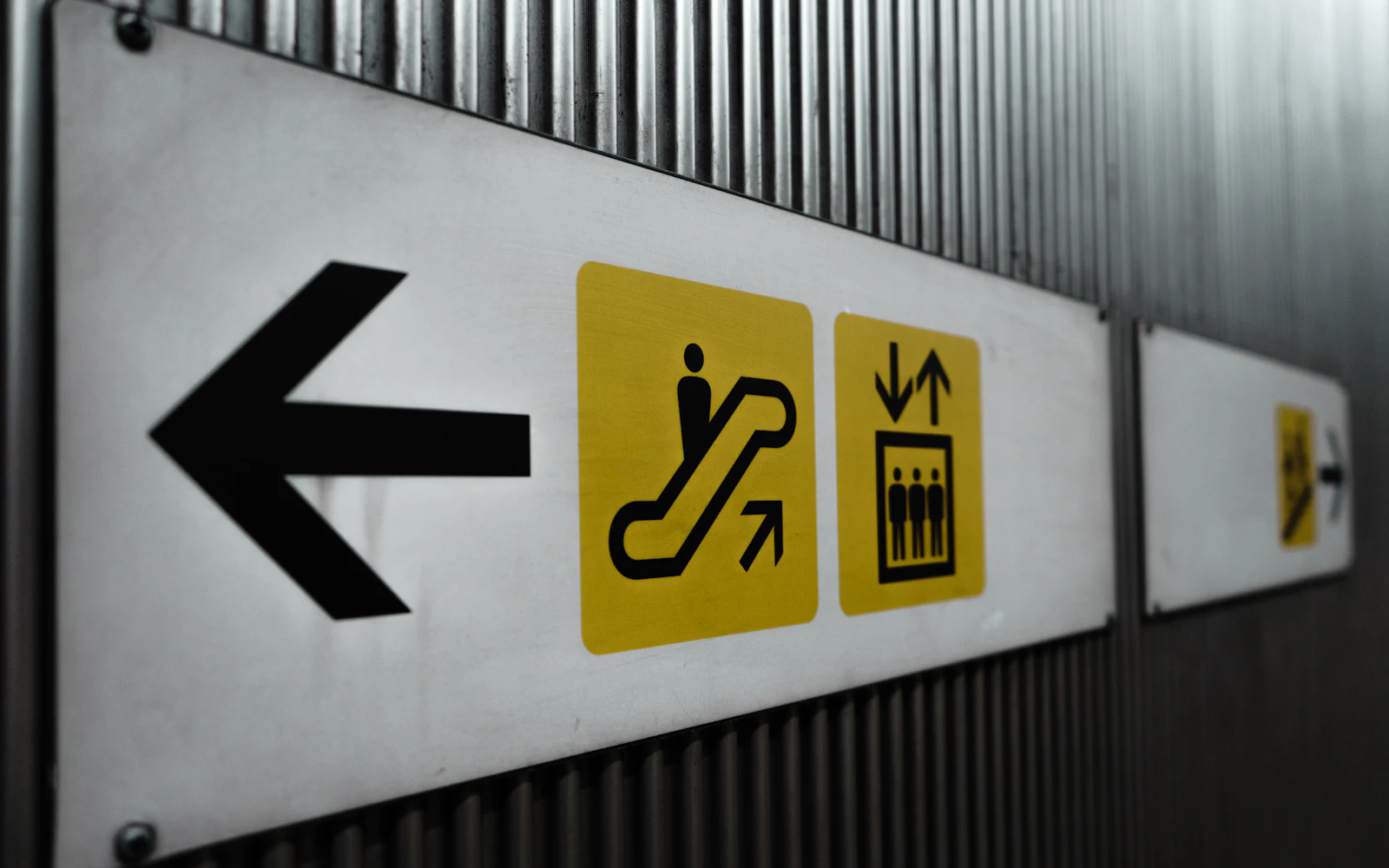 Close up of a sign on a wall