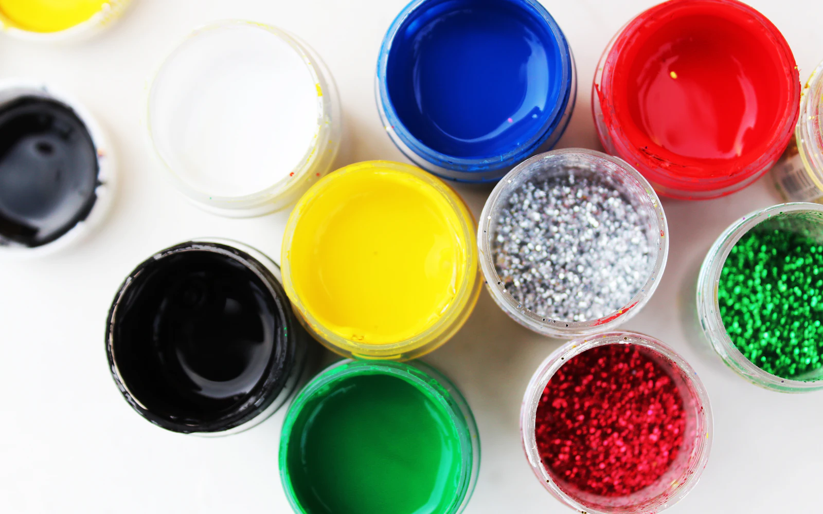 Assorted-color paints