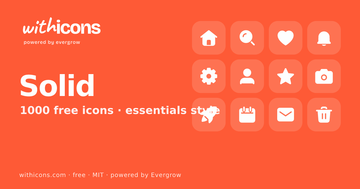 Solid icons: 1000 free solid SVG & PNG icons | with icons